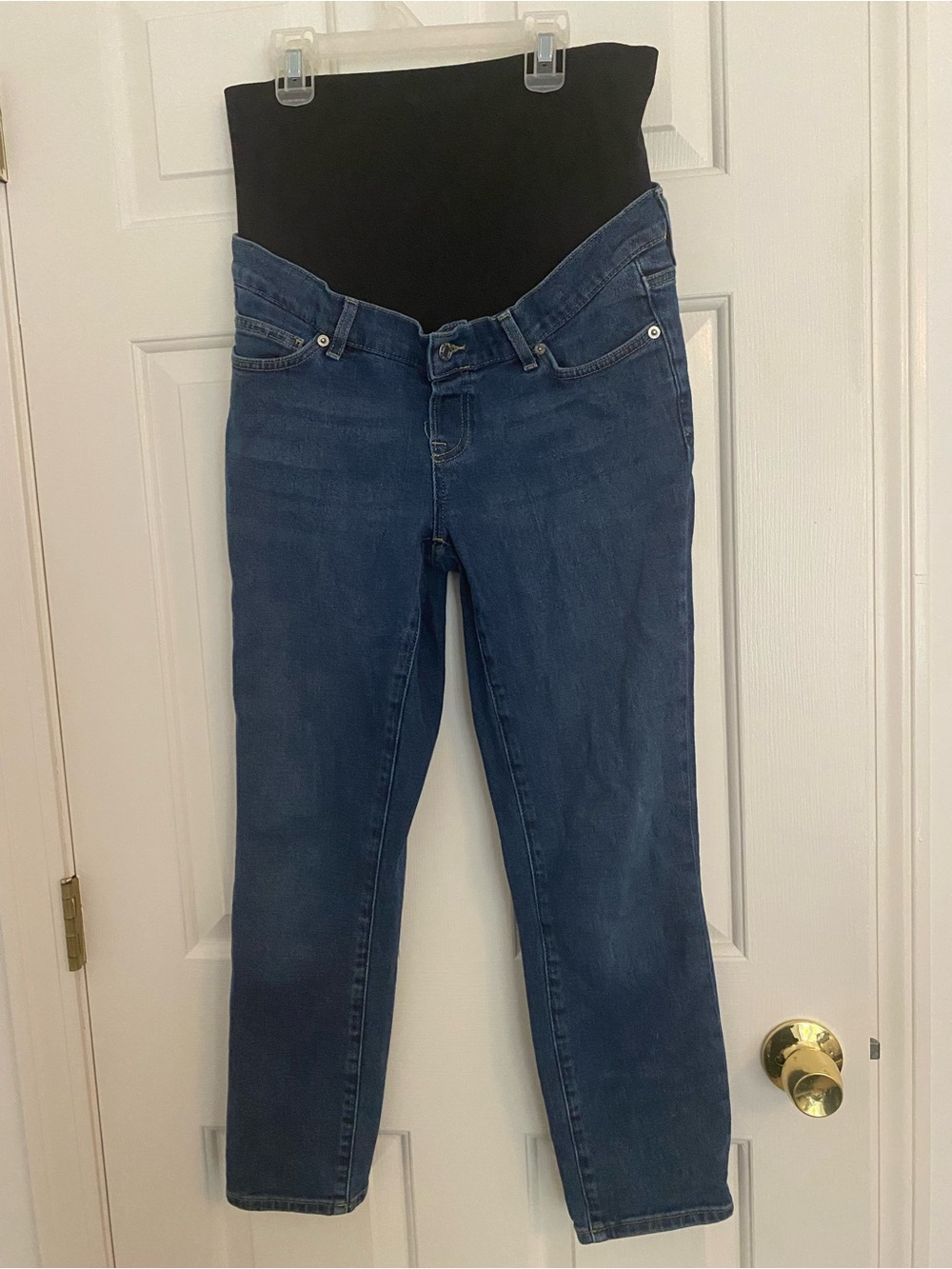 GAP Maternity Dark Blue Jeans with Black Support Panel